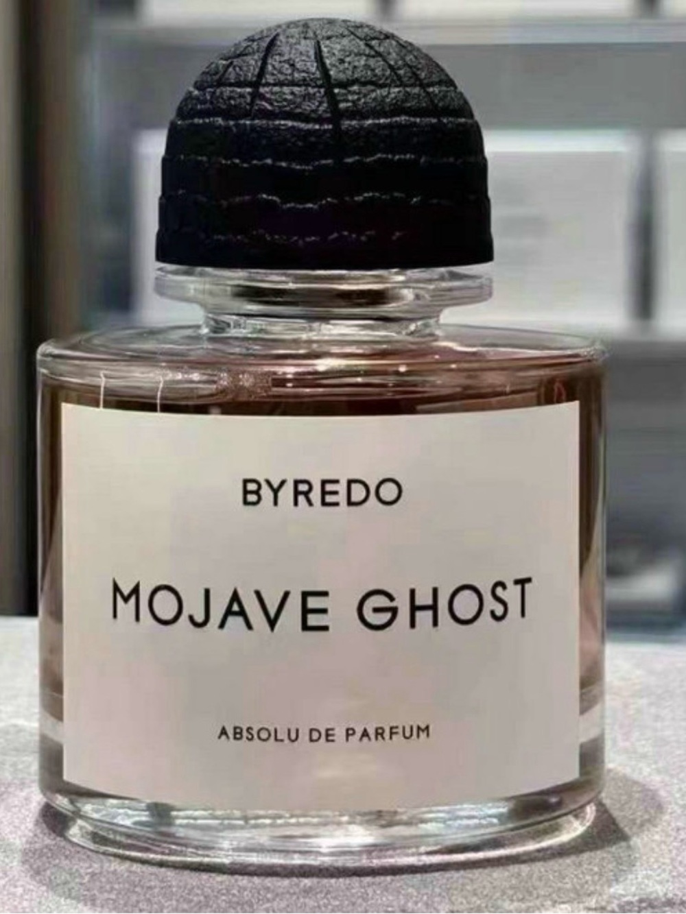Byredo Mojave Ghost Perfume Bottle in Black and Clear